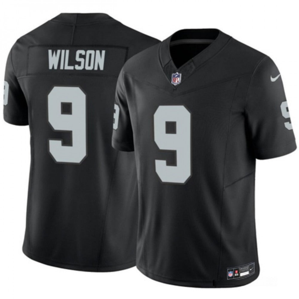 Men's Las Vegas Raiders #9 Tyree Wilson Black 2023 F.U.S.E Vapor Untouchable Stitched Football Jersey 