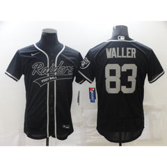 Men's Las Vegas Raiders #83 Darren Waller Black Flex Base Stitched Jersey 