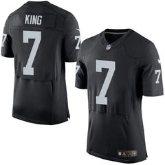 Raiders #7 Marquette King Black Team Color Men's Stitched NFL New Elite Jersey 