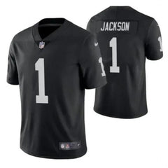 Men's Las Vegas Raiders #1 DeSean Jackson Black Vapor Limited Stitched Jersey 