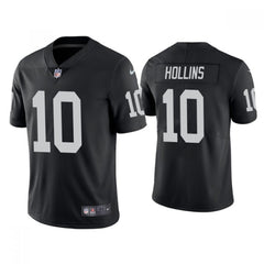 Men's Las Vegas Raiders #10 Mack Hollins Black Vapor Untouchable Limited Stitched Jersey 