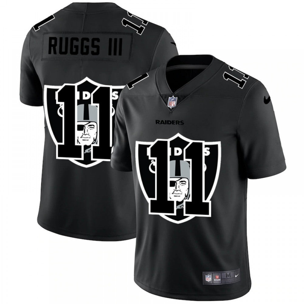 Men's Las Vegas Raiders #11 Henry Ruggs III 2020 Black Shadow Logo Limited Stitched Jersey 