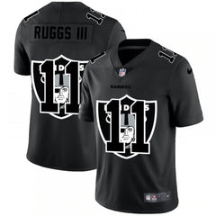 Men's Las Vegas Raiders #11 Henry Ruggs III 2020 Black Shadow Logo Limited Stitched Jersey 