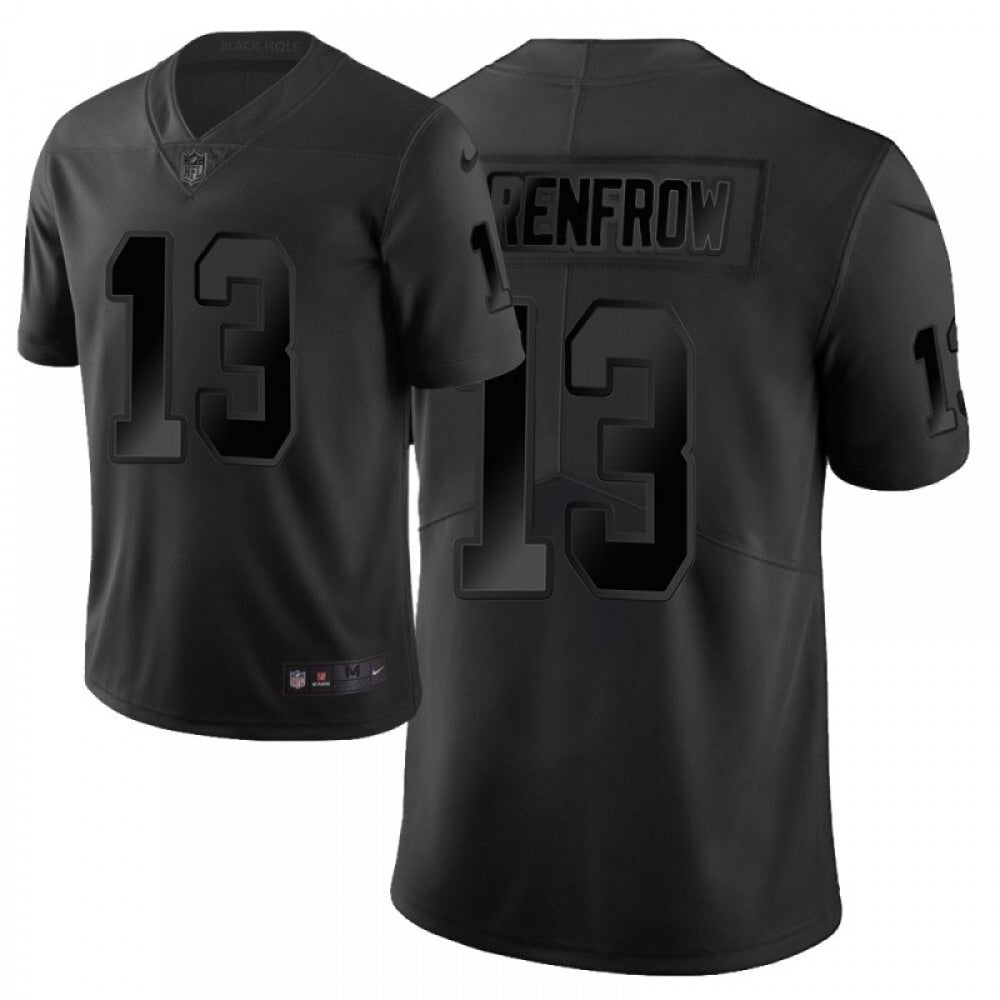 Men's Oakland Raiders #13 Hunter Renfrow Black Vapor City Edition Limited Stitched NFL Jersey 