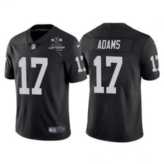 Men's Las Vegas Raiders #17 Davante Adams Black With 2020 Inaugural Season Patch Vapor Limited Stitched Jersey 
