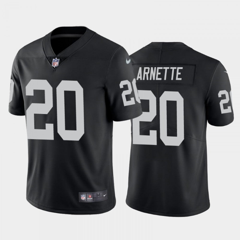 Men's Las Vegas Raiders #20 Damon Arnette Black Vapor Untouchable Limited Stitched Jersey 