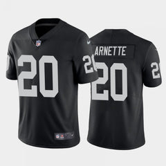 Men's Las Vegas Raiders #20 Damon Arnette Black Vapor Untouchable Limited Stitched Jersey 