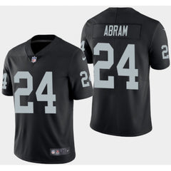 Men's Oakland Raiders #24 Johnathan Abram Black Vapor Untouchable Limited NFL Stitched Jersey 