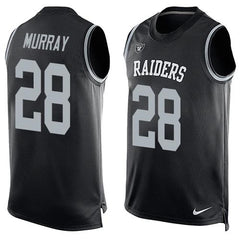 Raiders #28 Latavius Murray Black Team Color Men's Stitched NFL Limited Tank Top Jersey 