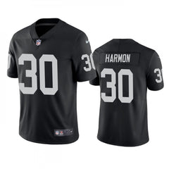 Men's Las Vegas Raiders #30 Duron Harmon Black Vapor Untouchable Limited Stitched Jersey 