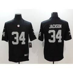 Men's Oakland Raiders #34 Bo Jackson Black Vapor Untouchable Player Limited Jersey 