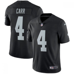 Men's Oakland Raiders #4 Derek Carr Black Vapor Untouchable Limited Stitched NFL Jersey 