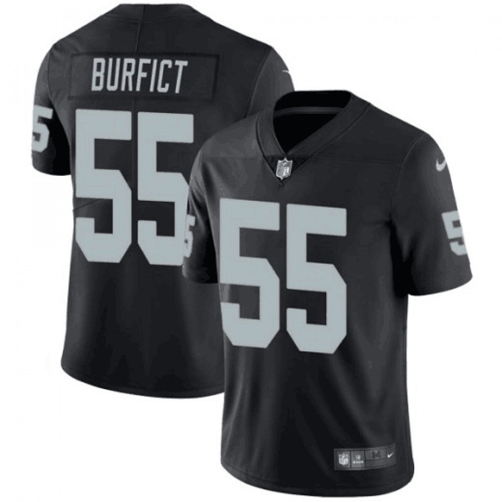Men's Oakland Raiders #55 Vontaze Burfict Black Vapor Untouchable Limited Stitched NFL Jersey 