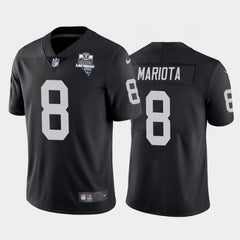 Men's Las Vegas Raiders #8 Marcus Mariota Black 2020 Inaugural Season Vapor Limited Stitched Jersey 