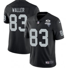 Men's Las Vegas Raiders #83 Darren Waller Black 2020 Inaugural Season Vapor Limited Stitched Jersey 