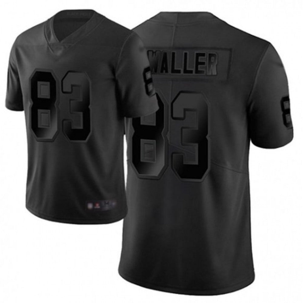 Men's Las Vegas Raiders #83 Darren Waller Black City Edition Limited Stitched Jersey 