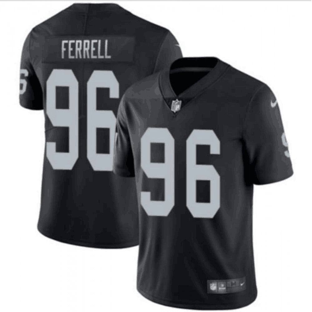 Men's Oakland Raiders #96 Clelin Ferrell Black Vapor Untouchable Limited Stitched NFL Jersey 