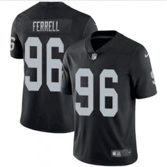 Men's Oakland Raiders #96 Clelin Ferrell Black Vapor Untouchable Limited Stitched NFL Jersey 