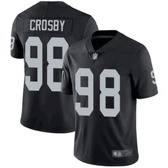 Men's Oakland Raiders #98 Maxx Crosby Black Vapor Untouchable Limited Stitched NFL Jersey 
