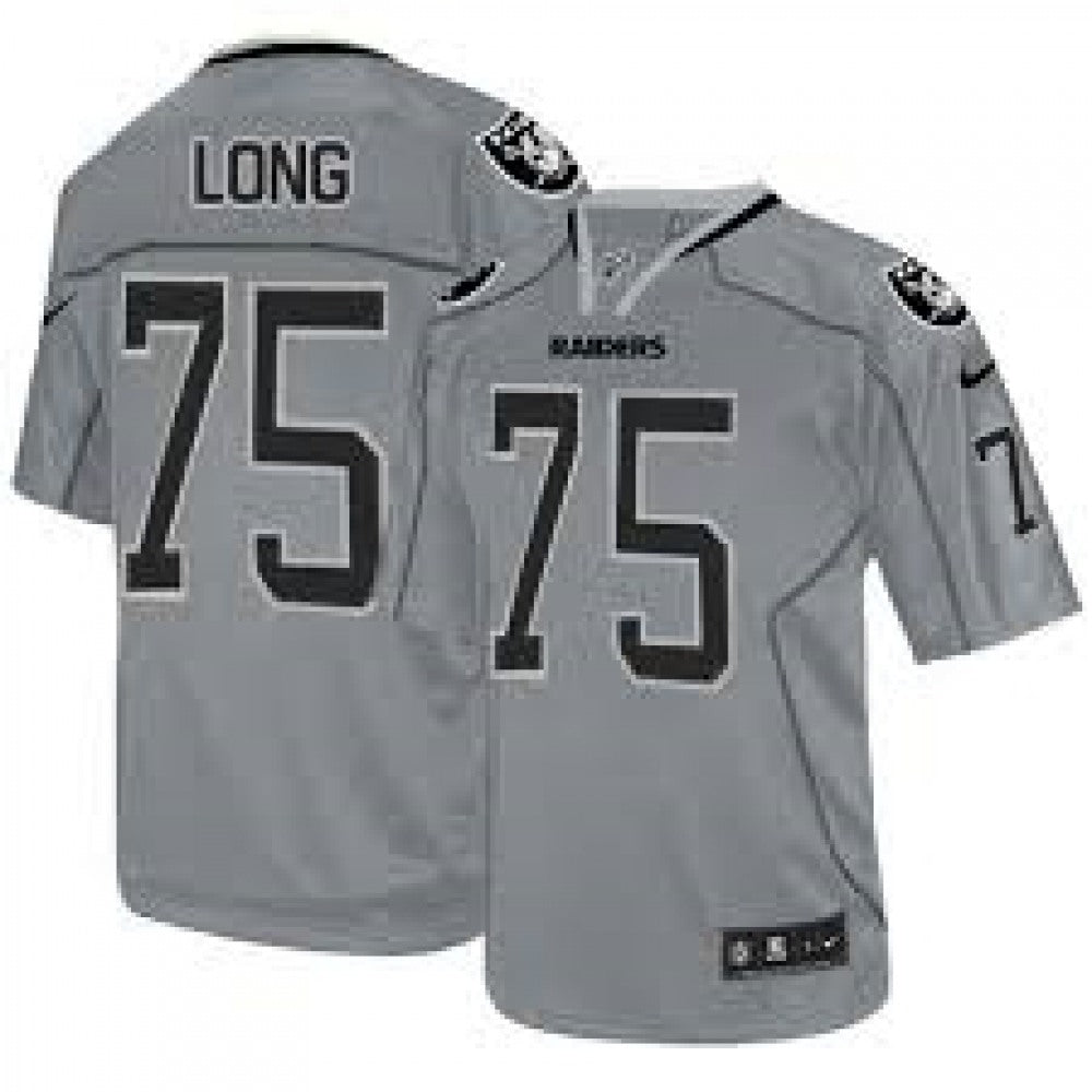 Men's Las Vegas Raiders #75 Howie Long Grey Stitched NFL Jersey 