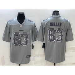 Men's Las Vegas Raiders #83 Darren Waller Grey Atmosphere Fashion Stitched Jersey 