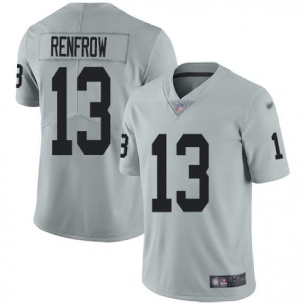 Men's Las Vegas Raiders #13 Hunter Renfrow Grey Vapor Untouchable Limited Stitched NFL Jersey 