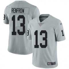 Men's Las Vegas Raiders #13 Hunter Renfrow Grey Vapor Untouchable Limited Stitched NFL Jersey 