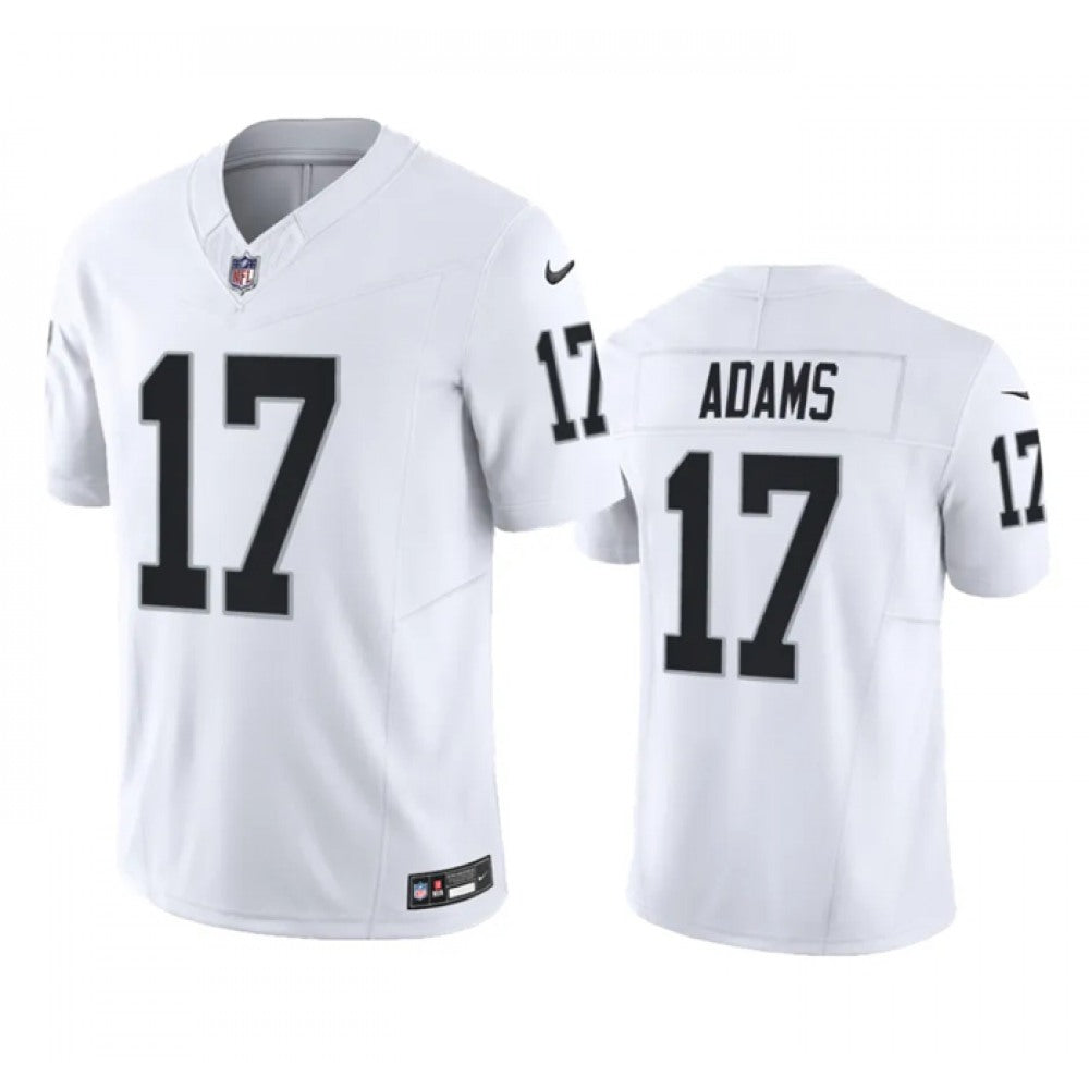 Men's Las Vegas Raiders #17 Davante Adams White 2023 F.U.S.E Vapor Untouchable Stitched Football Jersey 