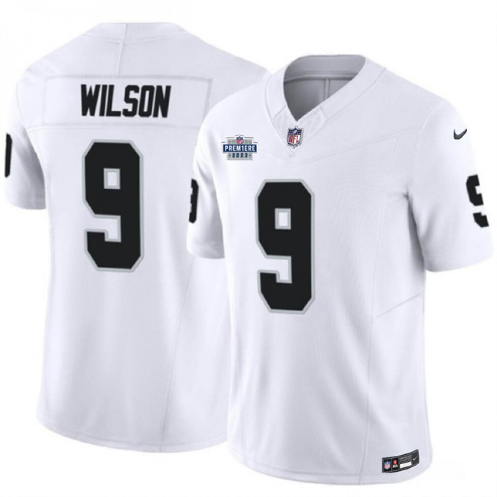 Men's Las Vegas Raiders #9 Tyree Wilson White 2023 F.U.S.E Vapor Untouchable Stitched Football Jersey 