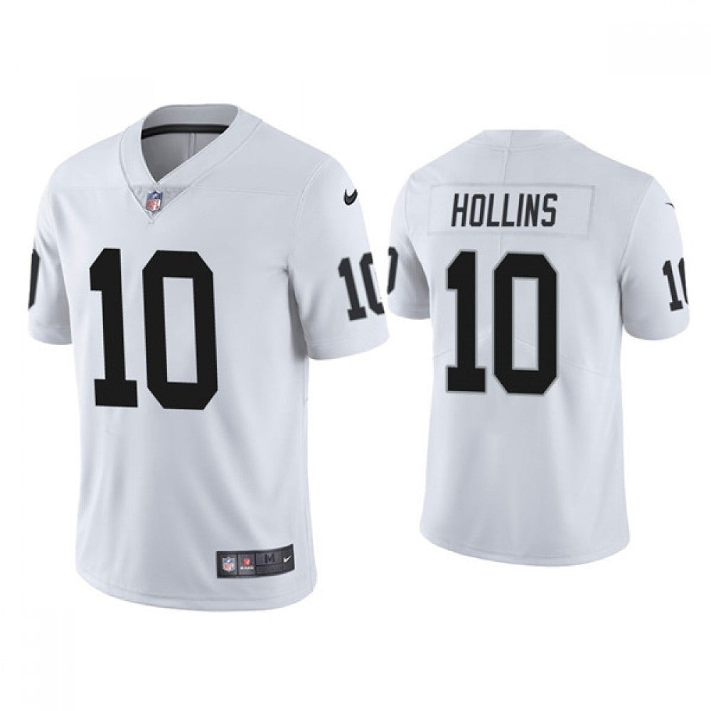 Men's Las Vegas Raiders #10 Mack Hollins White Vapor Untouchable Limited Stitched Jersey 