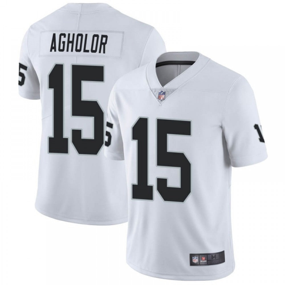 Men's Las Vegas Raiders #15 Nelson Agholor White Vapor Untouchable Limited Stitched Jersey 