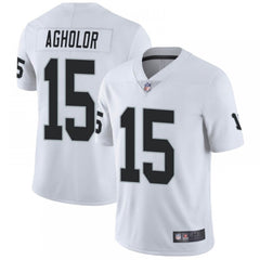 Men's Las Vegas Raiders #15 Nelson Agholor White Vapor Untouchable Limited Stitched Jersey 