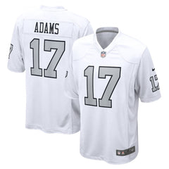 Men's Las Vegas Raiders #17 Davante Adams White Color Rush Limited Stitched Game Jersey 