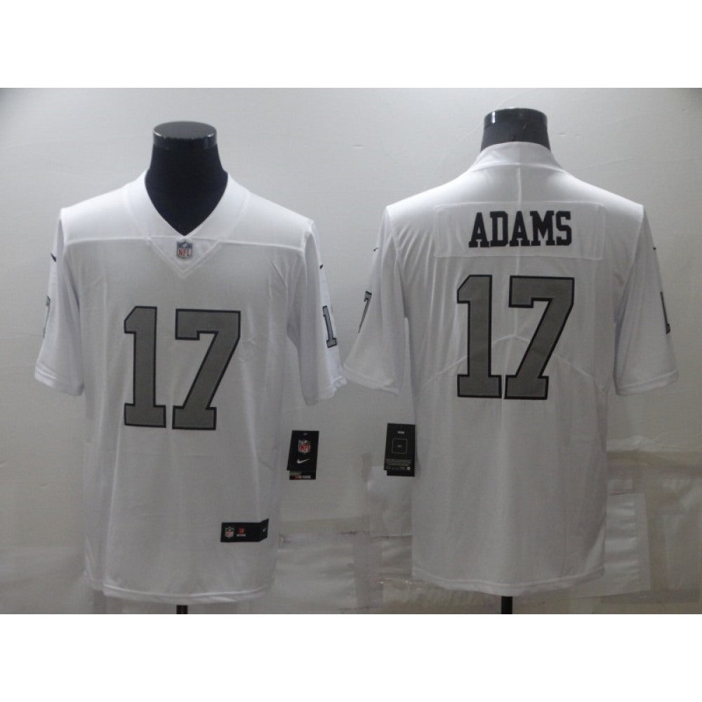Men's Las Vegas Raiders #17 Davante Adams White Color Rush Limited Stitched Jersey 