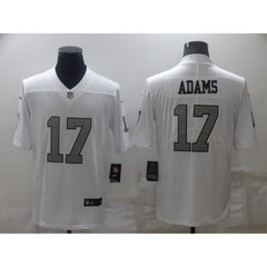Men's Las Vegas Raiders #17 Davante Adams White Color Rush Limited Stitched Jersey 