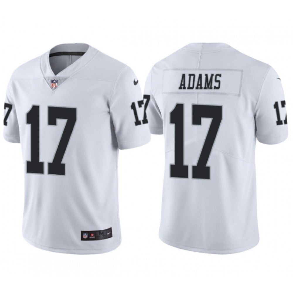 Men's Las Vegas Raiders #17 Davante Adams White Vapor Limited Stitched Jersey 