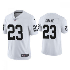 Men's Las Vegas Raiders #23 Kenyan Drake White Vapor Untouchable Limited Stitched Football Jersey 