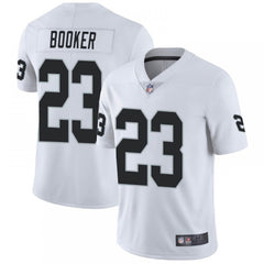 Men's Las Vegas Raiders #23 Devontae Booker White Vapor Untouchable Limited Stitched Jersey 