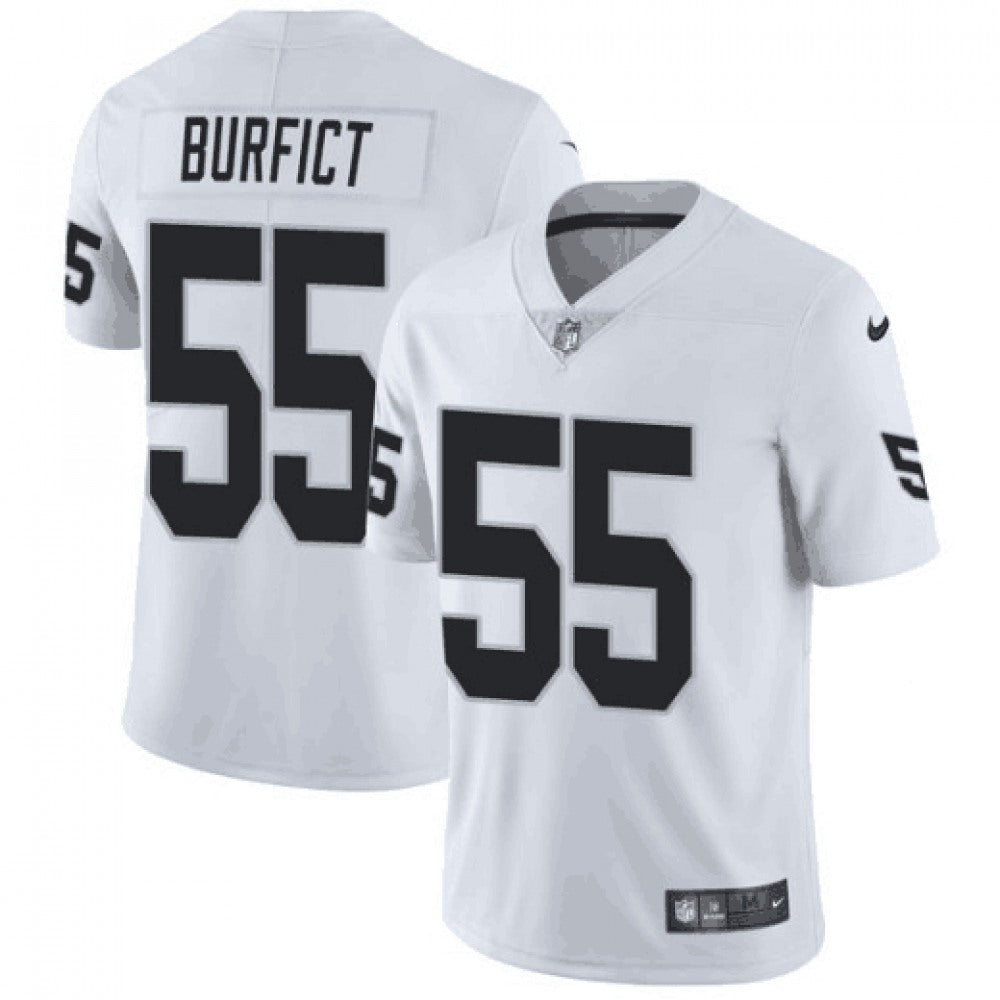 Men's Oakland Raiders #55 Vontaze Burfict White Vapor Untouchable Limited Stitched NFL Jersey 