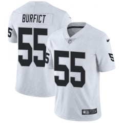 Men's Oakland Raiders #55 Vontaze Burfict White Vapor Untouchable Limited Stitched NFL Jersey 
