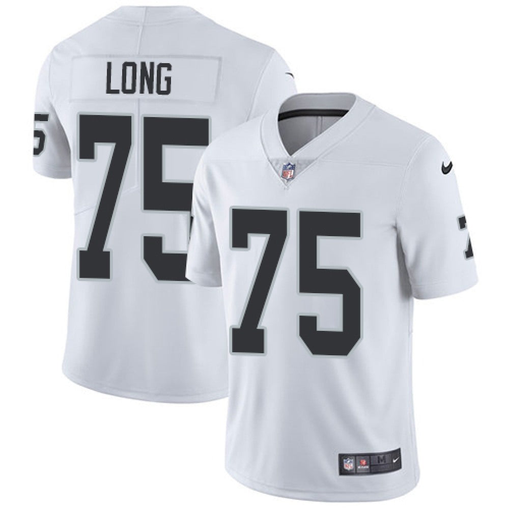 Men's Oakland Raiders #75 Howie Long White Stitched NFL Vapor Untouchable Limited Jersey 