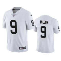 Men's Las Vegas Raiders #9 Tyree Wilson White 2023 Draft Vapor Limited Stitched Football Jersey 