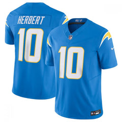 Men's Los Angeles Chargers #10 Justin Herbert Blue 2023 F.U.S.E. Vapor Untouchable Limited Stitched Jersey 