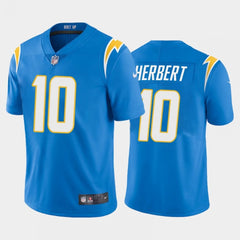 Men's Los Angeles Chargers #10 Justin Herbert 2020 Blue Vapor Untouchable Limited Stitched NFL Jersey 