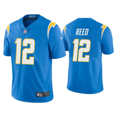 Men's Los Angeles Chargers #12 Joe Reed 2020 Blue Vapor Untouchable Limited Stitched NFL Jersey 