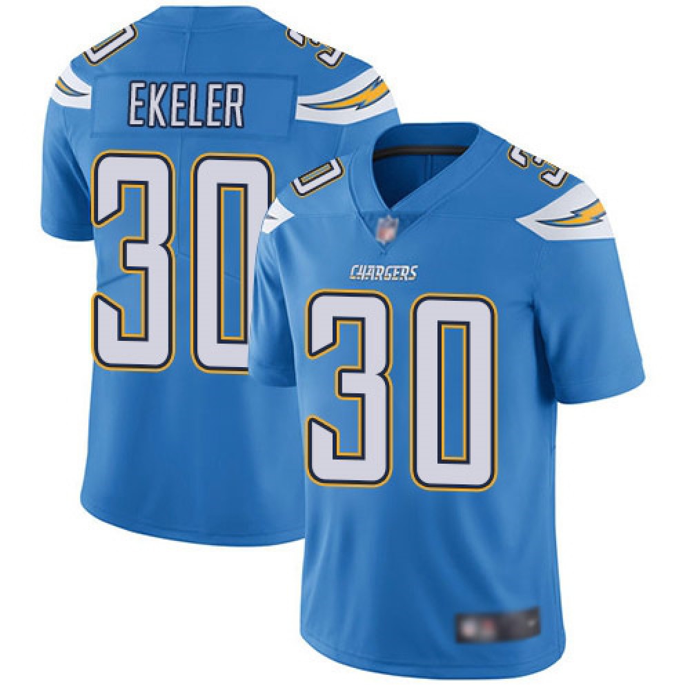 Men's Los Angeles Chargers #30 Austin Ekeler Blue Vapor Untouchable Limited Stitched NFL Jersey 