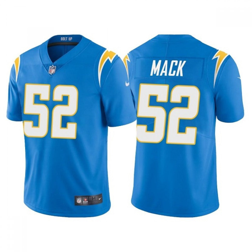 Men's Los Angeles Chargers #52 Khalil Mack Blue Vapor Untouchable Limited Stitched Jersey 