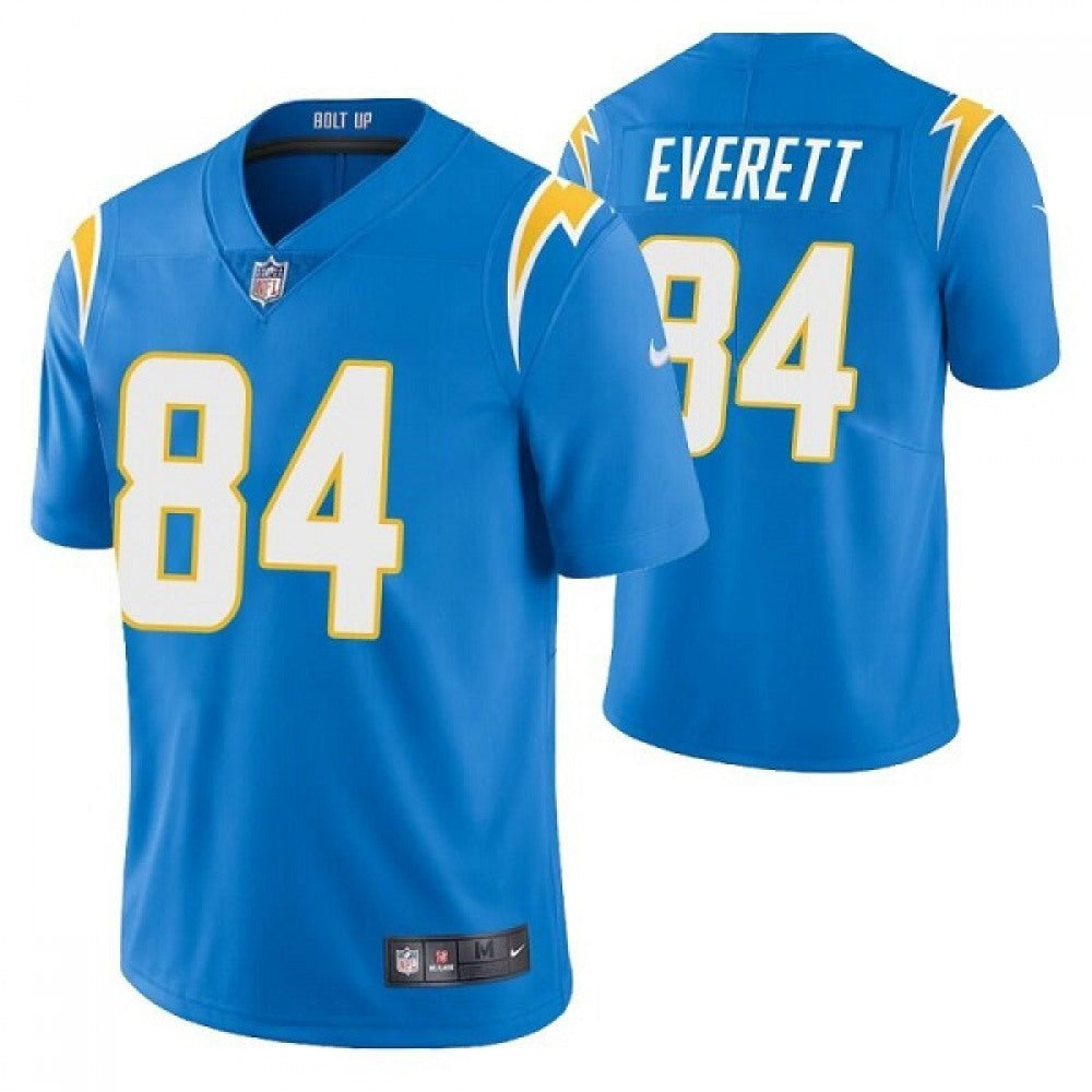 Men's Los Angeles Chargers #84 Gerald Everett Blue Vapor Untouchable Limited Stitched Jersey 