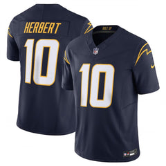 Men's Los Angeles Chargers #10 Justin Herbert Navy 2023 F.U.S.E. Vapor Untouchable Limited Stitched Jersey 