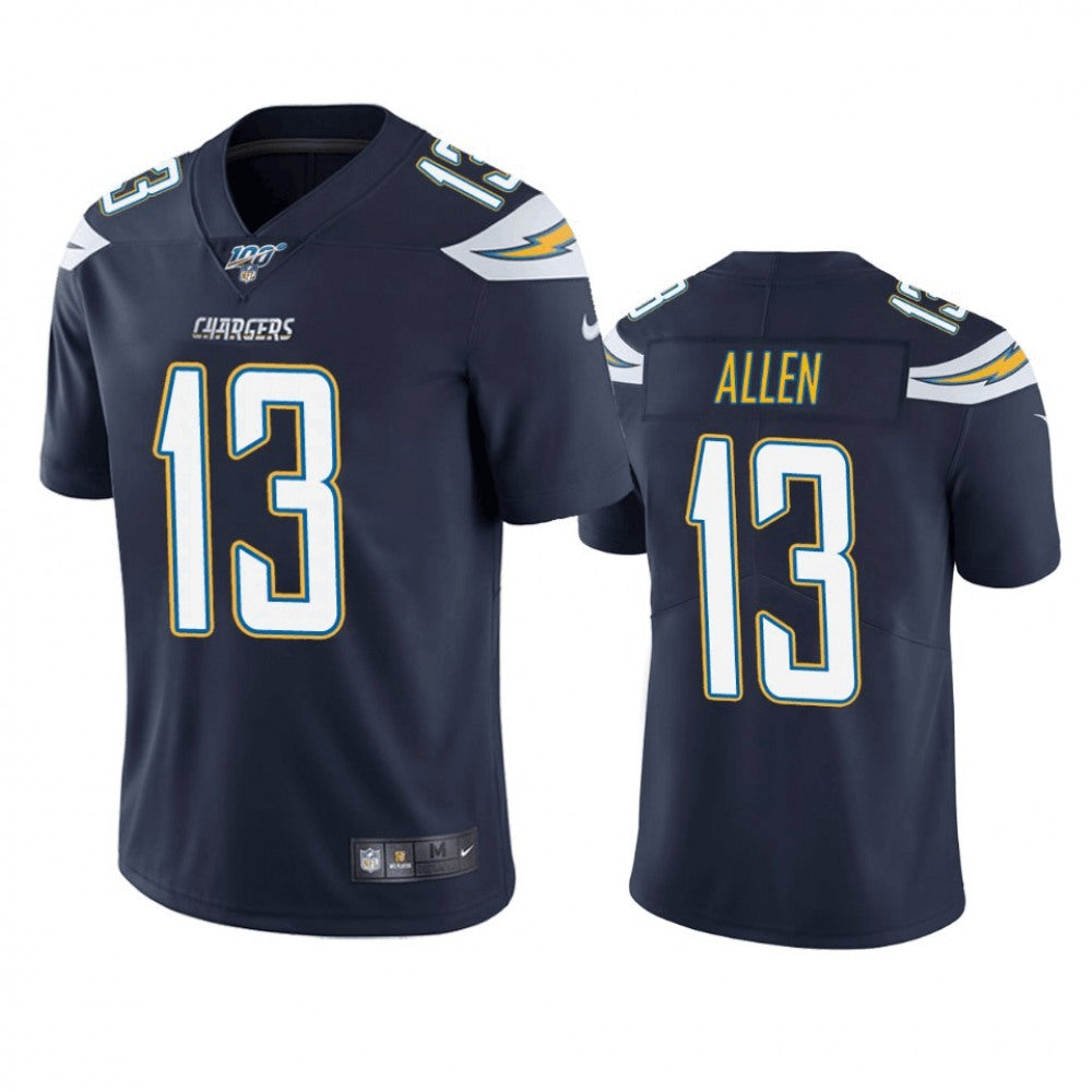 Men's Los Angeles Chargers #13 Keenan Allen Navy 2019 100th Season Vapor Untouchable Limited Stitched NFL Jersey 